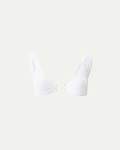 Melissa Odabash Phoenix Ring Bikini Top In White