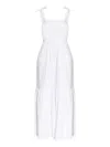 Shop Melissa Odabash Poplin Midi Dress In White