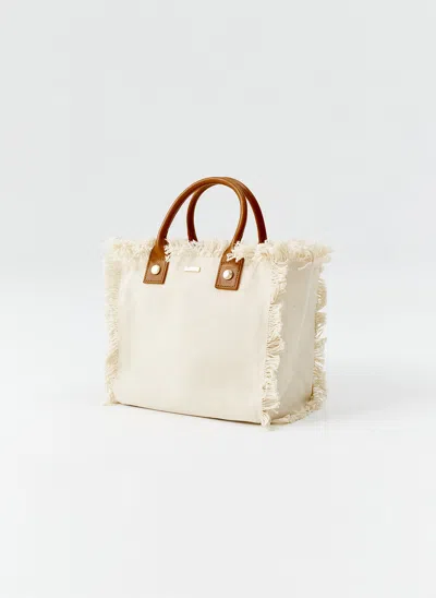 Melissa Odabash Porto Cervo Beige Tote