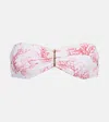 Melissa Odabash Positano Bandeau Bikini Top In White