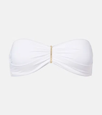Melissa Odabash Positano Strapless Bikini Top In White