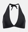 Melissa Odabash Prague Halterneck Bikini Top In Black