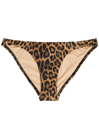 Melissa Odabash Prague Leopard-print Bikini Bottoms In Animal Print