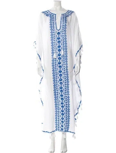 Pre-owned Melissa Odabash Printed Long Dress In Multi