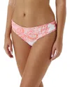 Melissa Odabash Fold Over Bikini Bottoms In Paisley Print