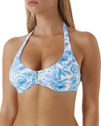 Melissa Odabash Provence Bikini Top In Blue