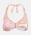 Melissa Odabash Provence Floral Bikini Top In Duchess