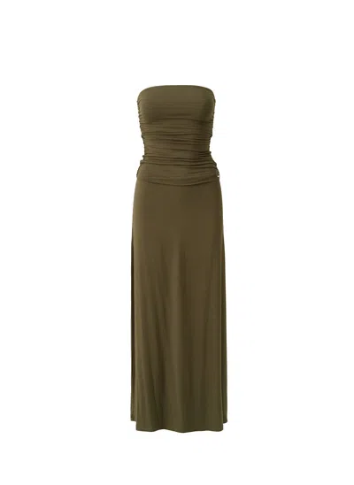Melissa Odabash Rae Olive Dress In Green
