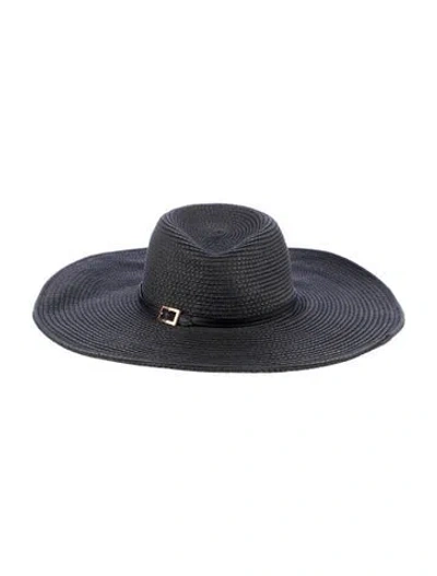 Pre-owned Melissa Odabash Raffia Sun Hat In Multi