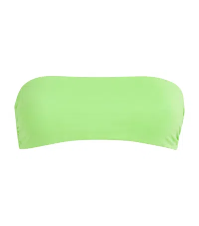 Melissa Odabash Reversible Bologna Bikini Top In Green