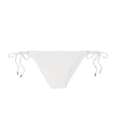 Melissa Odabash Ribbed Bikini Briefs In White