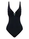 Melissa Odabash Ring-detail Swimsuit In Black
