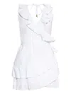 Melissa Odabash Molly Open-back Cotton Minidress In White