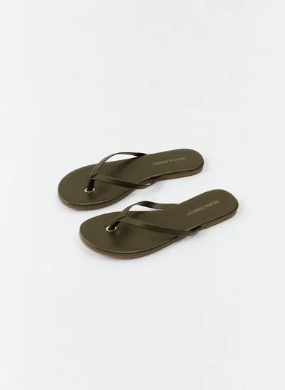 Melissa Odabash Sandals Olive In Green