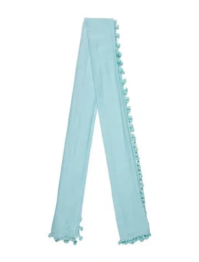 Pre-owned Melissa Odabash Scarf In Blue