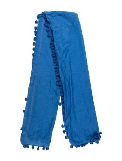 Pre-owned Melissa Odabash Scarf In Blue