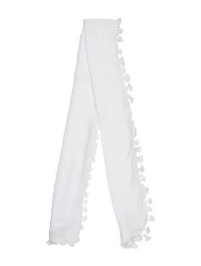 Pre-owned Melissa Odabash Scarf In White