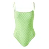 Melissa Odabash Scoop Back Swimwear In Lime In Green