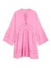 Melissa Odabash Sebenna Mini Kaftan In Pink