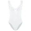 Melissa Odabash Seville Swimsuit White In White