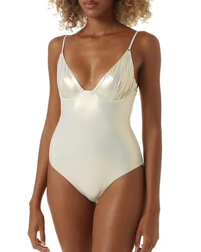 Melissa Odabash Seychelles One-piece In Silver