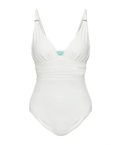 Melissa Odabash Nevada Paneled Swimsuit In White