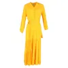 Melissa Odabash Sonja Maxi Dress In Yellow Viscose In Yellow