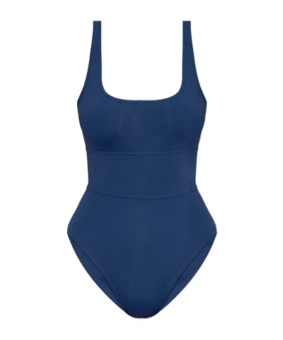 MELISSA ODABASH SQUARE COLLAR SWIMSUIT