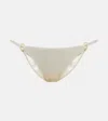 Melissa Odabash St. Barths Bikini Bottoms In Gold Metallic