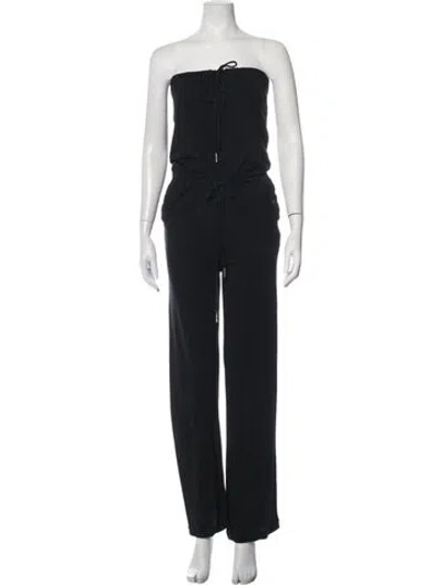 Pre-owned Melissa Odabash Strapless Jumpsuit In Black