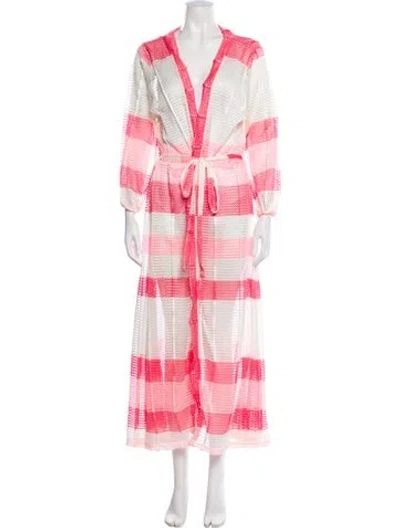 Pre-owned Melissa Odabash Striped Cover-up In Multi