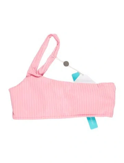 Pre-owned Melissa Odabash Striped Top W/ Tags In Pink