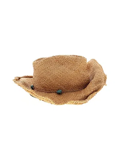 Pre-owned Melissa Odabash Sun Hat In Tan