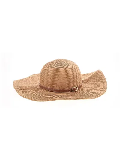 Pre-owned Melissa Odabash Sun Hat In Tan