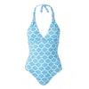 Melissa Odabash Supportive One Piece Swimsuit In Blue