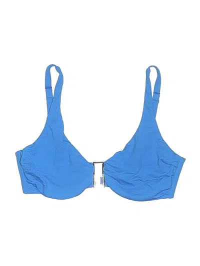 Pre-owned Melissa Odabash Swimsuit Top Blue Swimwear