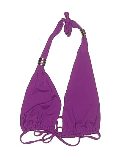 Pre-owned Melissa Odabash Swimsuit Top Purple Swimwear