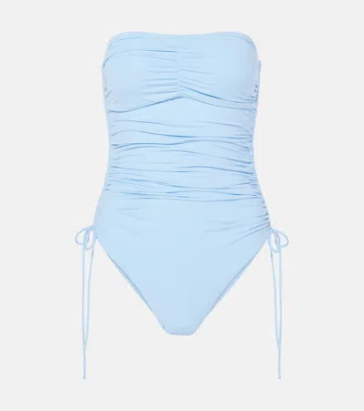 Melissa Odabash Sydney Ruched Swimsuit In Türkis