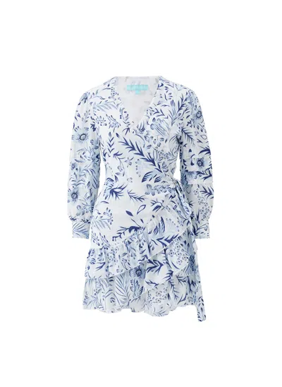 Melissa Odabash Tabby Jardin Dress In Blue