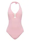 Melissa Odabash Tampa Tie-fastening Swimsuit In Pink