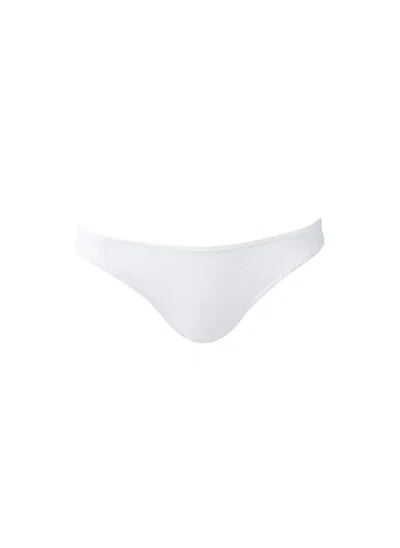 Melissa Odabash Tenerife Weave Bikini Bottom White