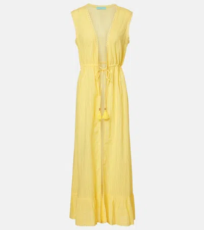 Melissa Odabash Tessa Cotton Beach Cover-up In Yellow