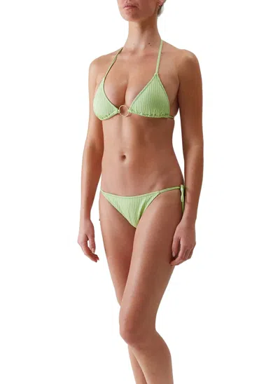 Melissa Odabash Tie Side Bikini Bottoms In Lime Green