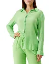 Melissa Odabash Tina Shirt In Green