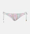 Melissa Odabash Tortola Paisley-printed Bikini Bottoms In Artemis
