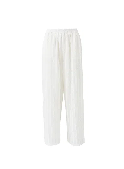 Melissa Odabash Trisha White Trousers In Gray