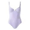 Melissa Odabash Underwire One Piece Swimsuit In Lavender In Purple