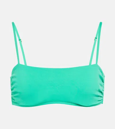 Melissa Odabash Vegas Bandeau Bikini Top In Green