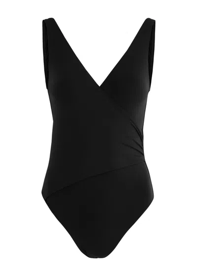 Melissa Odabash Veneto Gathered Swimsuit In Black