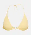 Melissa Odabash Venice Bikini Top In Yellow Chain